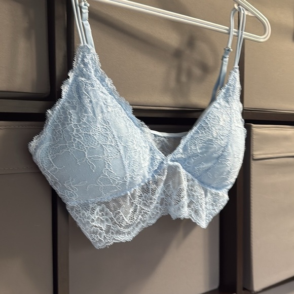 Aeropostale Light Blue Lace Bralette - Picture 4 of 4